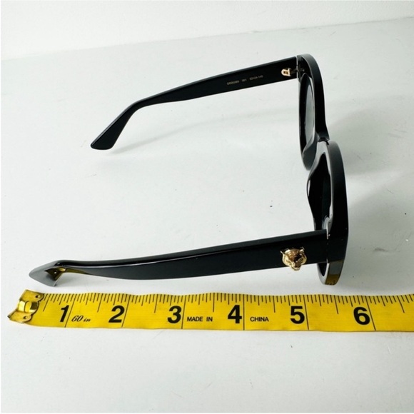 GUCCI Round frame soft cat-eye acetate sunglasses NEW main image 6